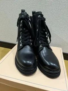 【新品・未使用】ナノユニバース ショートブーツ ［サイズ：23cm］ブラックのサムネイル