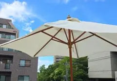 가든 파라솔 아이보리