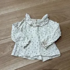 ZARA MINI 花柄フリル襟シャツ 74cm 6-9months