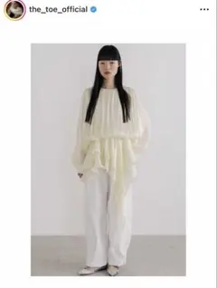 【新品タグ付き】THE TOE Kinderdijk Dress Sサイズ THE TOE Kinderdijk Dress S ＋ノベルティ - メルカリ