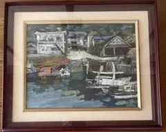 真作保証】美品 1993年 額装/直筆サイン入◇茂木照子『蔵』木版多色摺
