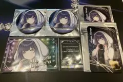 学園アイドルマスター学マス 秦谷美鈴 カラ鉄 缶バッジ ビジュアルカード 箔押し