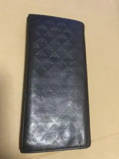 Emporio Armani ブラックレザー 長財布