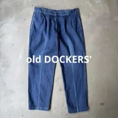 old DOCKERS' デニム スラックス 38×30 アメリカ USA 古着のサムネイル