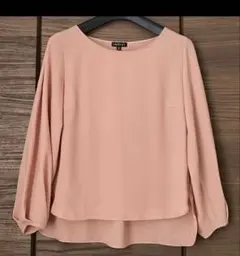 お値下げ^ ^INDIVI とろみ生地　シフォンブラウス