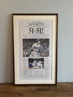 2025年最新】大谷翔平ロサンゼルスタイムズ額縁入りの人気アイテム