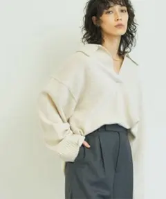 GALLARDAGALANTE ポロカラーニットのサムネイル