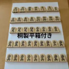 【新品未使用】高級将棋セット 越山作 錦旗 将棋駒 本黄楊（薩摩黄楊）銘駒 錦旗 越山作 | 前川榧碁盤店
