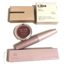 upink チーク & dejavu ブロウ & Glint &ウォンジョンヨ