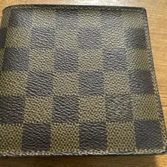 美品 ヴィトン スレンダー ダミエ エベヌ 二つ折り財布 札入れ - メルカリ