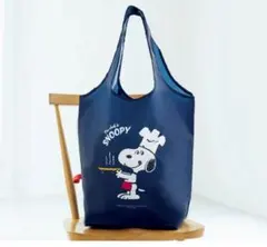 スヌーピー でかエコバッグ　ポケット付き