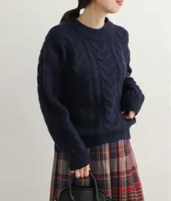 URBAN RESEARCH DOORS BIGケーブルプルオーバー