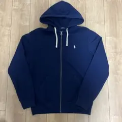 美品POLO RalphLaurenポロラルフローレンロゴジップアップパーカー