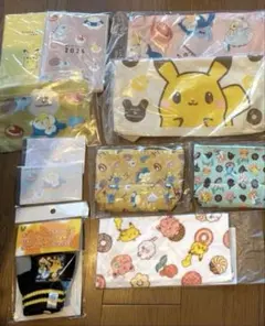 ポケモン 子供用手袋 ポーチ　エコバッグ　バッグ　タオル　ミスド