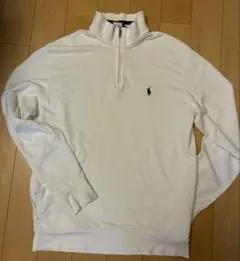 Polo Ralph Lauren ハーフジップ スウェット ホワイトのサムネイル