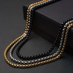 502★3㎜幅の長さ7サイズ！サージカルステンレスチェーン