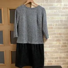 LiSA LiSA ASHIYA 切替ワンピース ドッキングワンピース