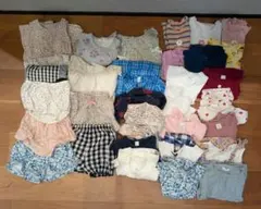 女の子　子供服セット 90 まとめ売り34点　セット