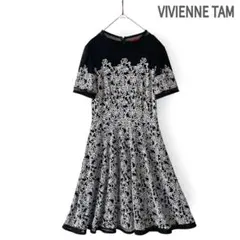 VIVIENNE TAM ワンピース 総刺繍 レース パワーネット Aラインのサムネイル