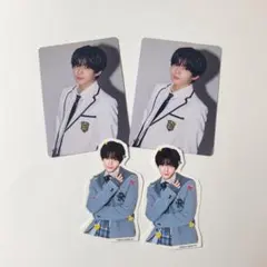 なにわ男子 HARDWORK ファミクラ盤 長尾謙杜　トレカ フレークシール