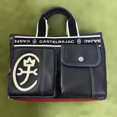 CASTELBAJAC 黒 トートバッグカステルバジャック| ドライビングトート