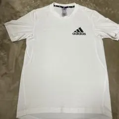 adidas ホワイト Tシャツ Mサイズ