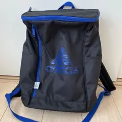 adidas 黒青 バックパック