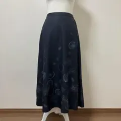 グラニフ　くらげ　ロングスカート 夏　プリント　アート　可愛い　海月のサムネイル