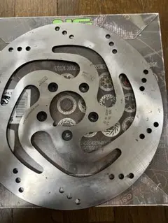 ハーレーFXLRS 純正ディスクブレーキローター前２枚後１枚　走行200km外し ハーレーFXLRS 純正ディスクブレーキローター前2枚後1枚 走行