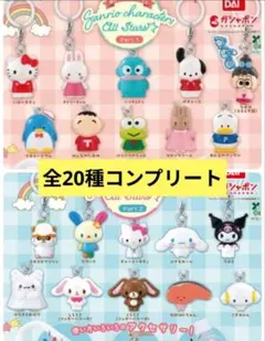 サンリオキャラクターズオールスターズ めじるしアクセサリー コンプリート