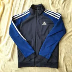 adidas ジャージ ジップアップ 150 ネイビー/ブルー