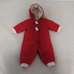 familiar 赤 ジャンプスーツ 70cm