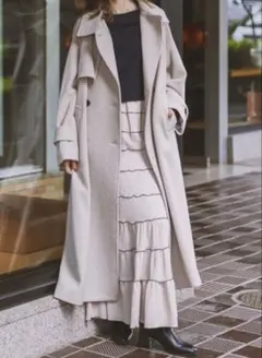 cocodeal ココディール ウールコート　ベージュ