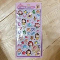 ディズニープリンセス ボンボンドロップシール