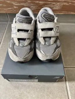 New Balance 990 スニーカー 17.5cm グレー　　キッズ