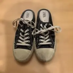 ZARA デニム ミュール スニーカー 40