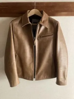 す*れ様 BOLINI ボリーニ　ライトブラウン　牛革レザージャケット 46 M