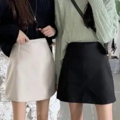 GRL インパン付き台形ミニスカート(Mサイズ)