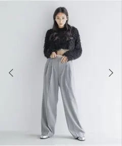 LOWRYSFARM [前後着用可能]フェザー2wayカーディガン