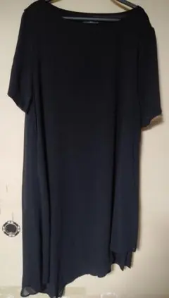 大きいサイズ2XL　アシンメトリーワンピース