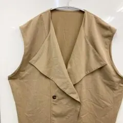 【Ambre Neige 】アンブルネージュ ベージュ ジレ ダブル 前ボタンF