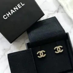 【CHANEL】正規品シャネル ピアス 定番 ccロゴ