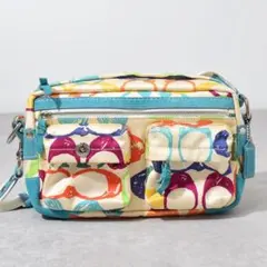 コーチ COACH ショルダーバッグ オプアート メッセンジャー F18840 