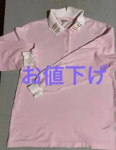 Black & White ピンク ポロシャツ