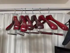 高級木製ハンガー 6本まとめて