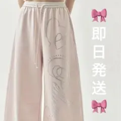 PELLICULE ペリキュール スウェット パンツ y2k ピンク