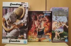 ワンピース ルフィ ・ THE出航 エース　3体セット