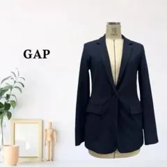 zk775【XXS】GAP テーラードジャケット シングルブレスト ポケット付きのサムネイル