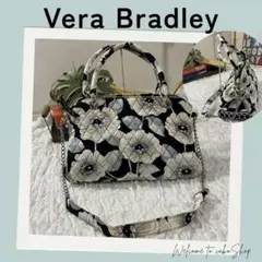 美品》ヴェラブラッドリー　花柄　2way チェーンショルダーバッグ ミニボストン