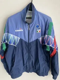 diadora バッジォ　ディアドラ　セットアップ　上下　古着　90s 希少